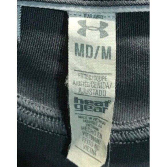 Under Armour Women's Medium Short Sleeve Golf Polo Shirt Gray Heat Gear - Picture 7 of 9